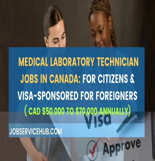 Jobs For Medical Laboratory Technician in Canada