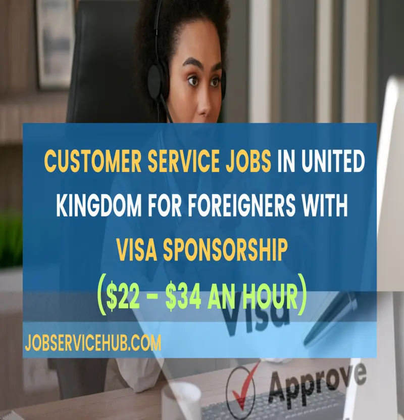 Visa-Sponsored: Customer Service Jobs in UK for Foreigners